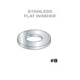 #8 Stainless Steel Flat Washer